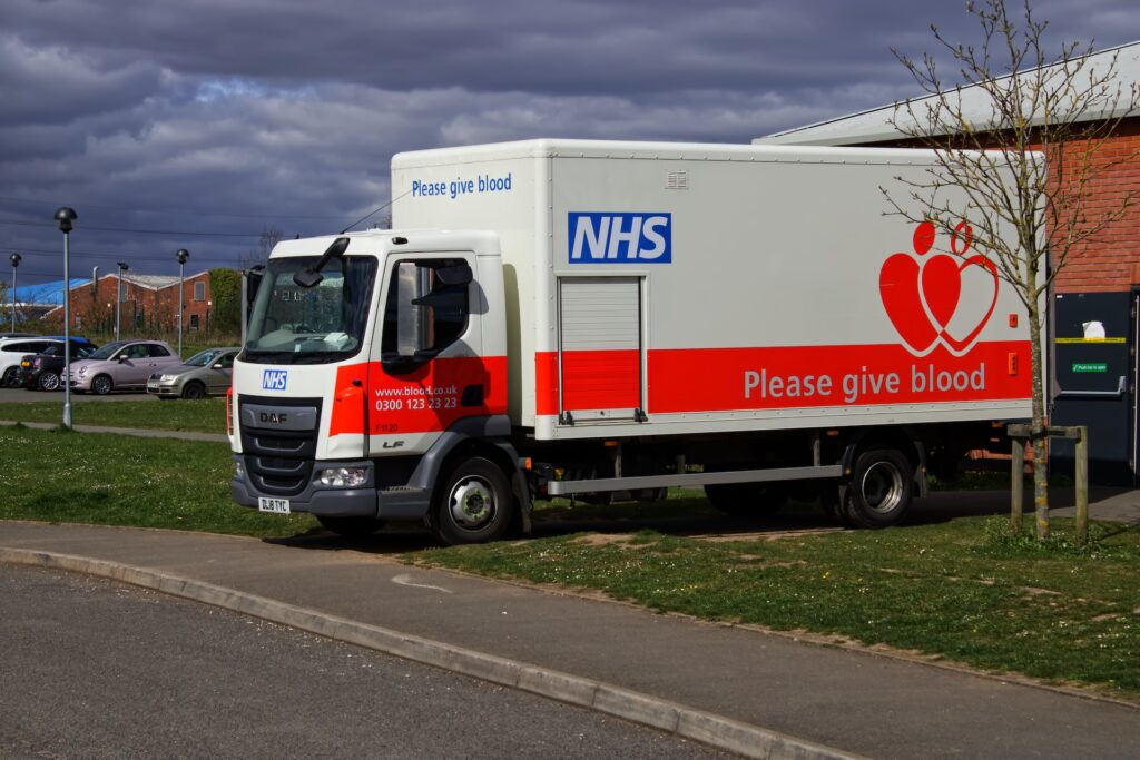 NHS blood donation